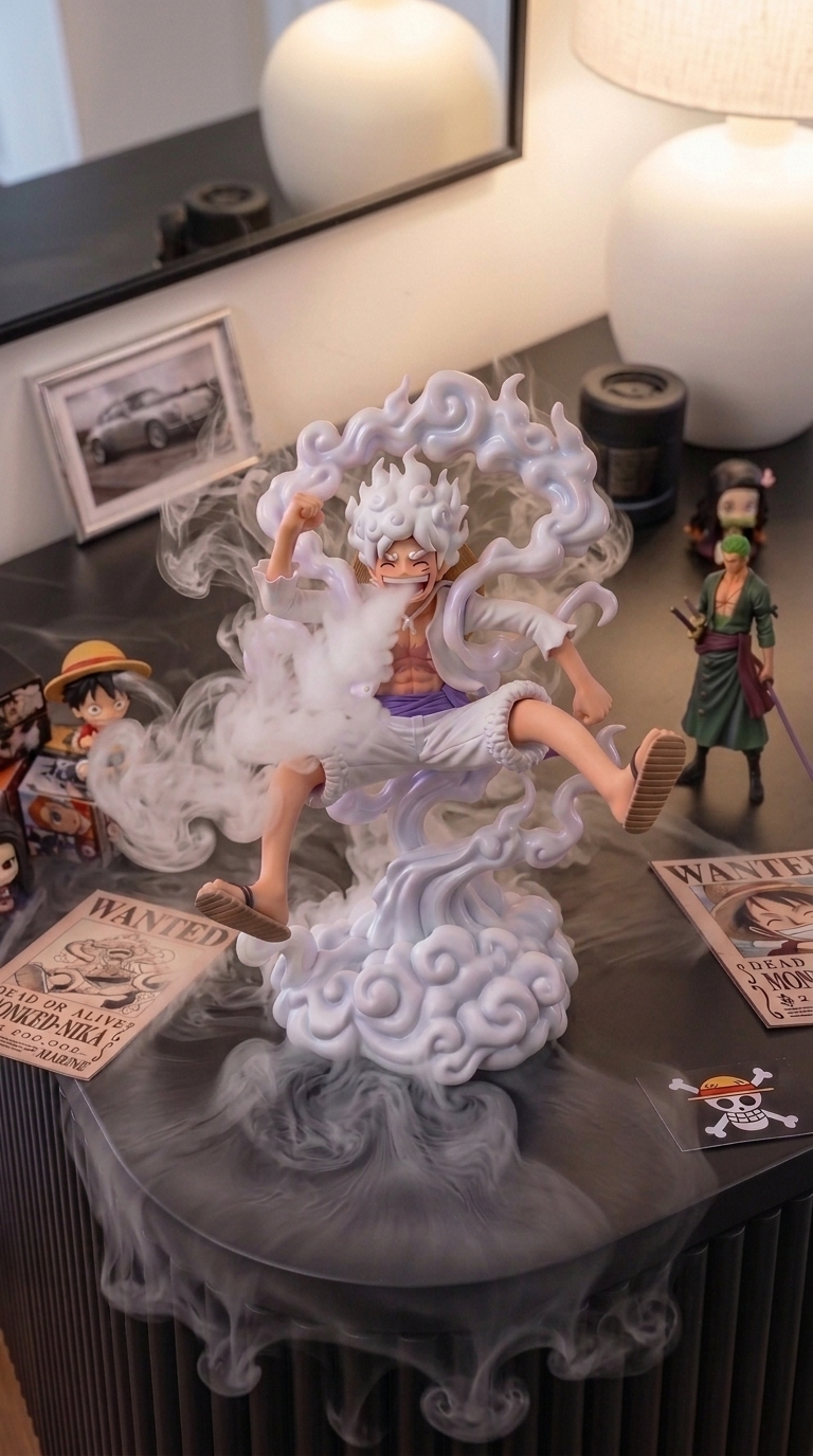 Naruto humidifier with glowing Rasengan and mist